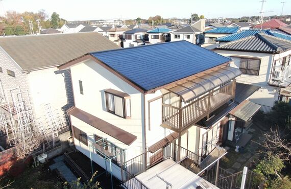 寒川町I様邸　屋根外壁塗装工事　【さむかわリフォーム】