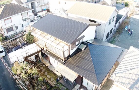 寒川町小動I様邸　屋根外壁塗装工事　施工動画【さむかわリフォーム】